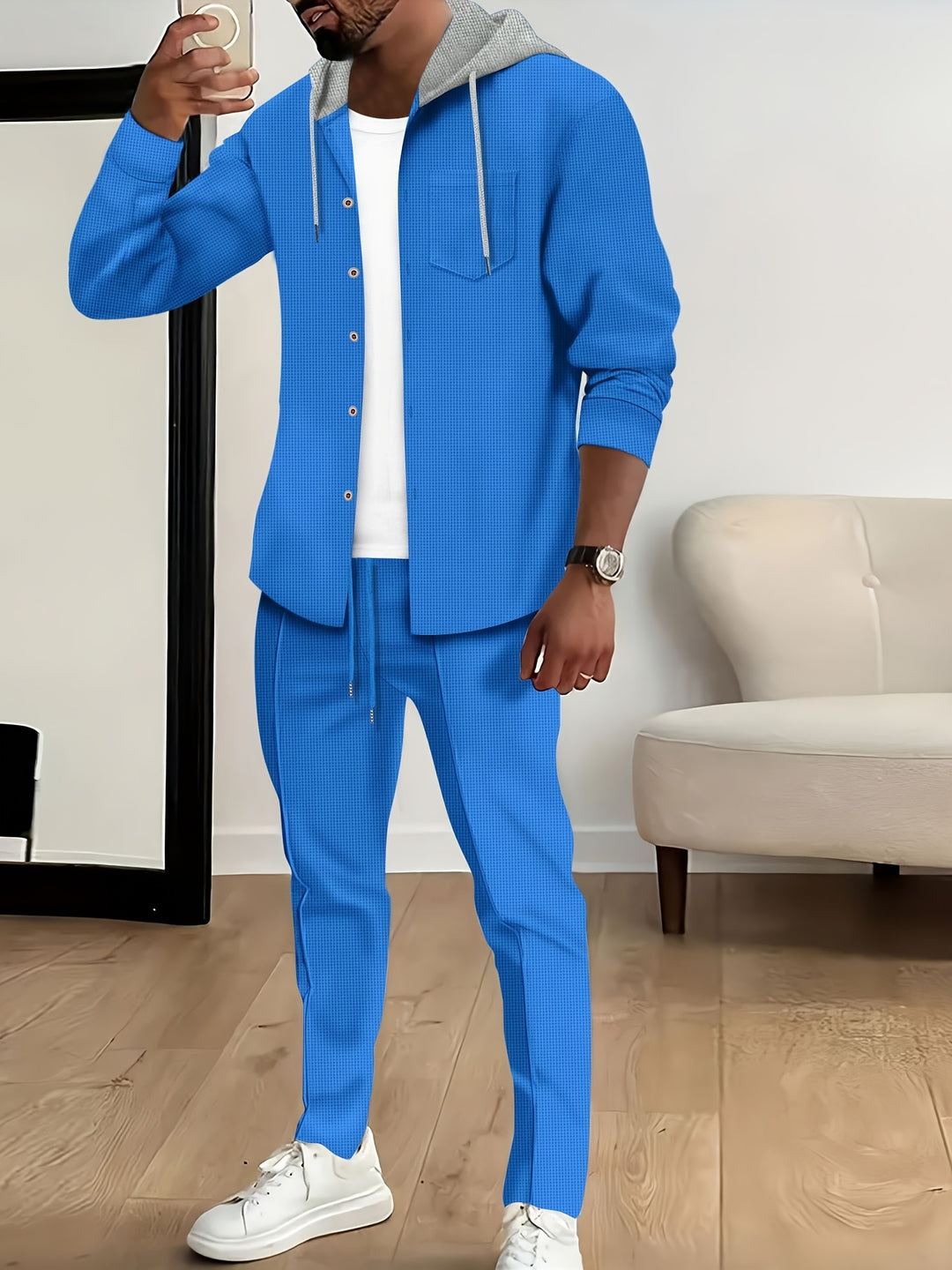 Herren Sport Set | Stylisch & Bequem | Kapuze & Kordelzughose