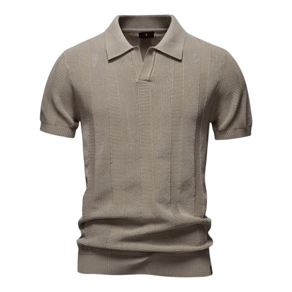 Herren-Poloshirt | Atmungsaktiv & Hochwertig | Klassisch & Lässig | Gestricktes Design