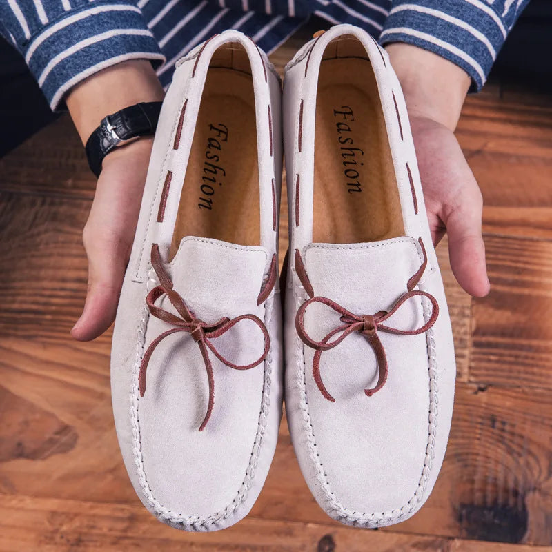 Herren Loafers | Echtes Leder | Weiche Sohle & Komfort | Lässiger Reitschuh