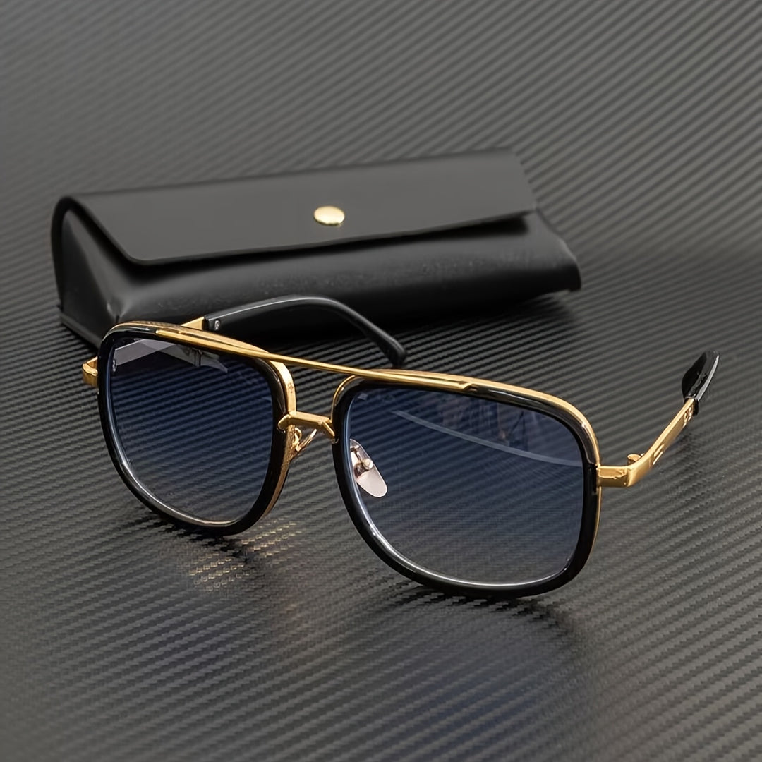 Herren-Sonnenbrille | Verlaufsgläser | Kupferrahmen | Stilvoll & lässig