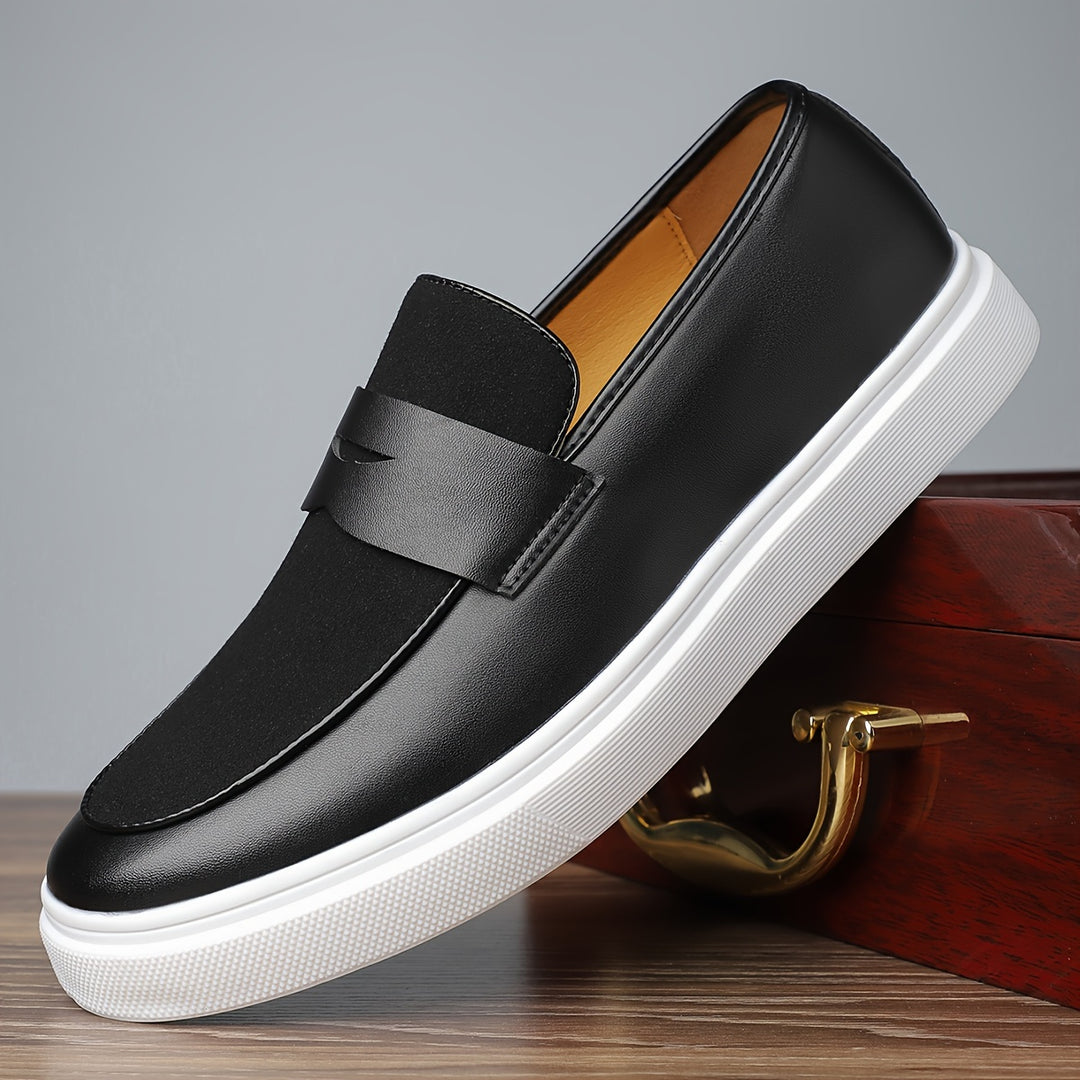 Herren Loafers | Einzigartig & Elegant | Slip-On Komfort | Klassisches Design | Schwarz