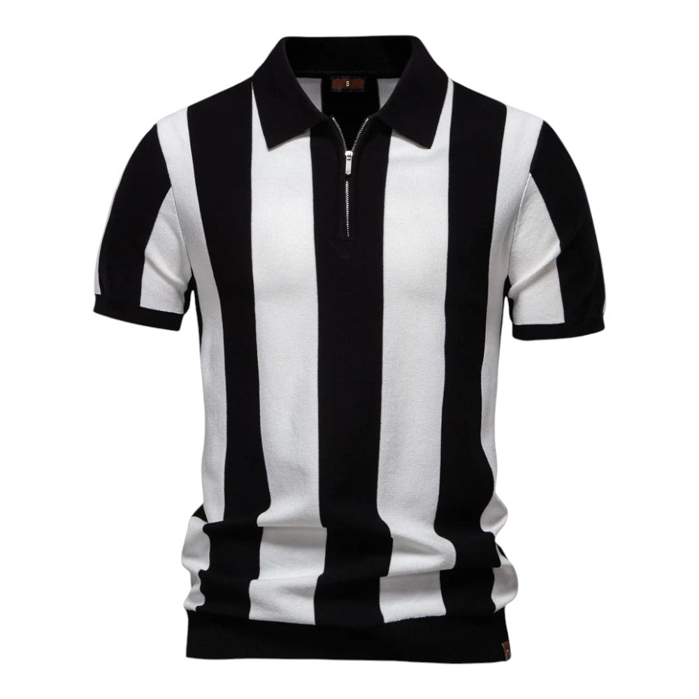 Herren-Poloshirt | Klassisches Modell | Einzigartiges Streifendesign | Lässig & Stylisch