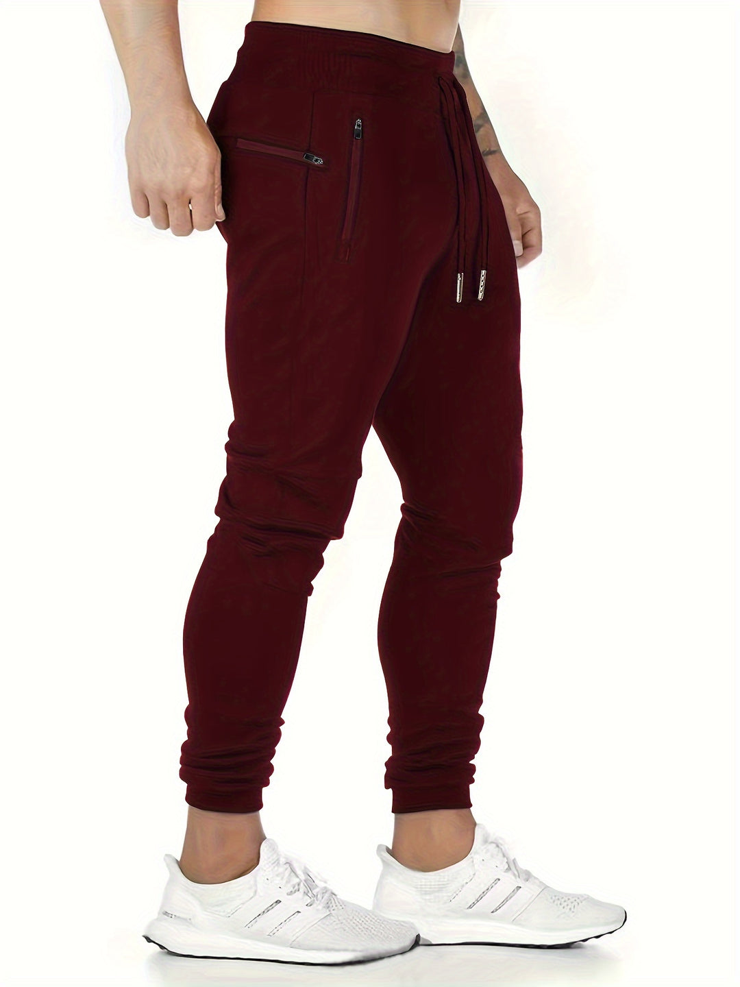 Herren-Sweatpants | Leicht & Atmungsaktiv | Mit Reißverschlusstaschen & Kordelzug