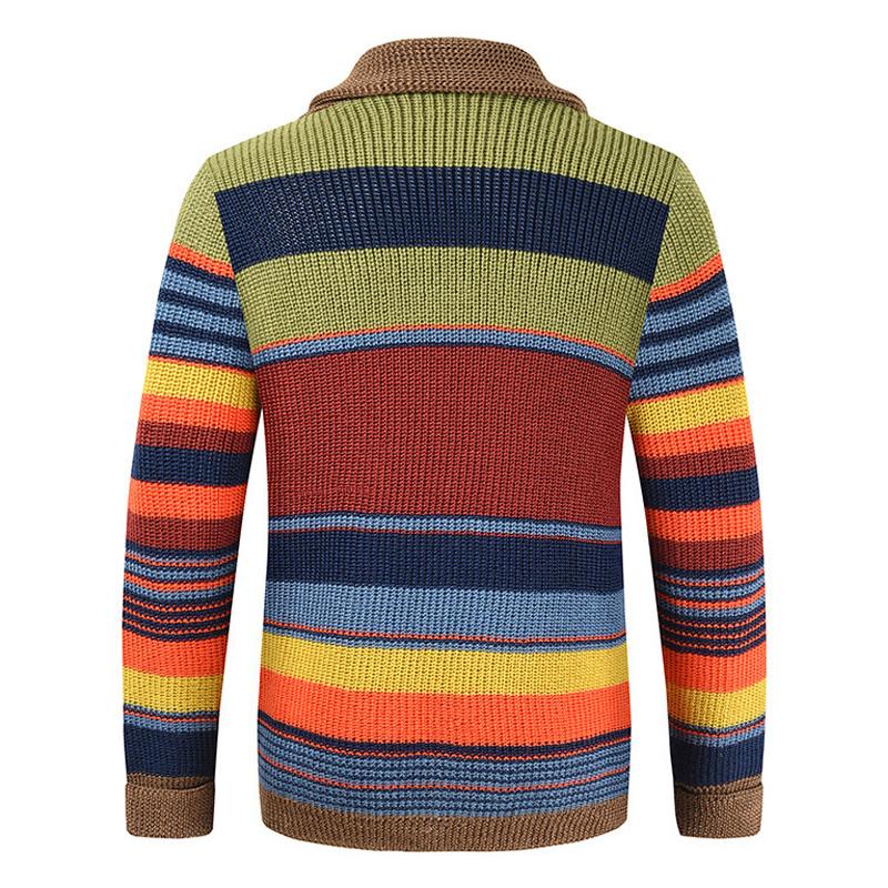Anspruchsvolle Herrenstrickjacke mit stilvollen Knöpfen und vielseitigen Farben | Guus