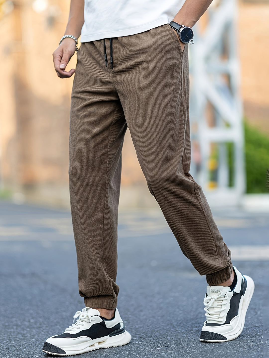 Herren Jogginghose | Cord | Kordelzug | Bequem & Lässig