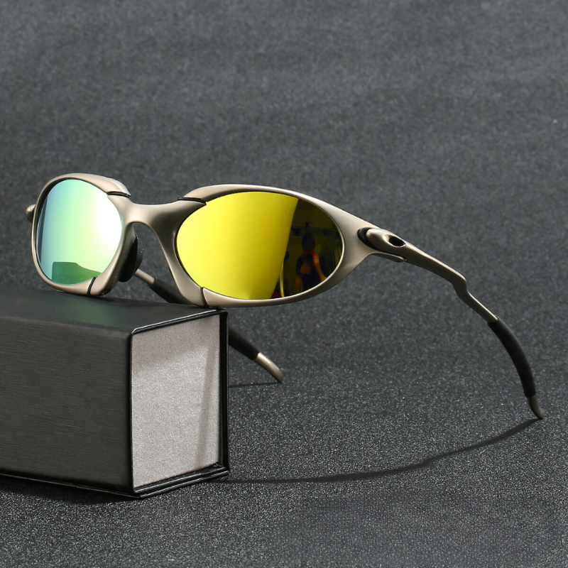Herrensonnenbrille | Sportliches Design | Polarisierte Gläser | UV-Schutz | Leichtmetall