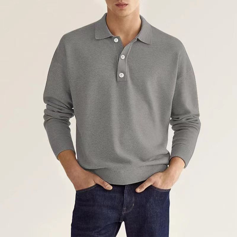 Herren Polo Pullover | Zeitlos & Lässig | Weiche Stoffmischung | Bequeme Passform