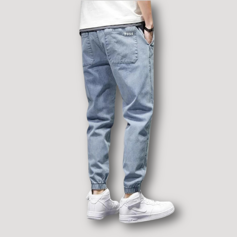Moderne und stilvolle Denim-Hose mit verstellbarem Kordelzug für ultimativen Komfort | Rens