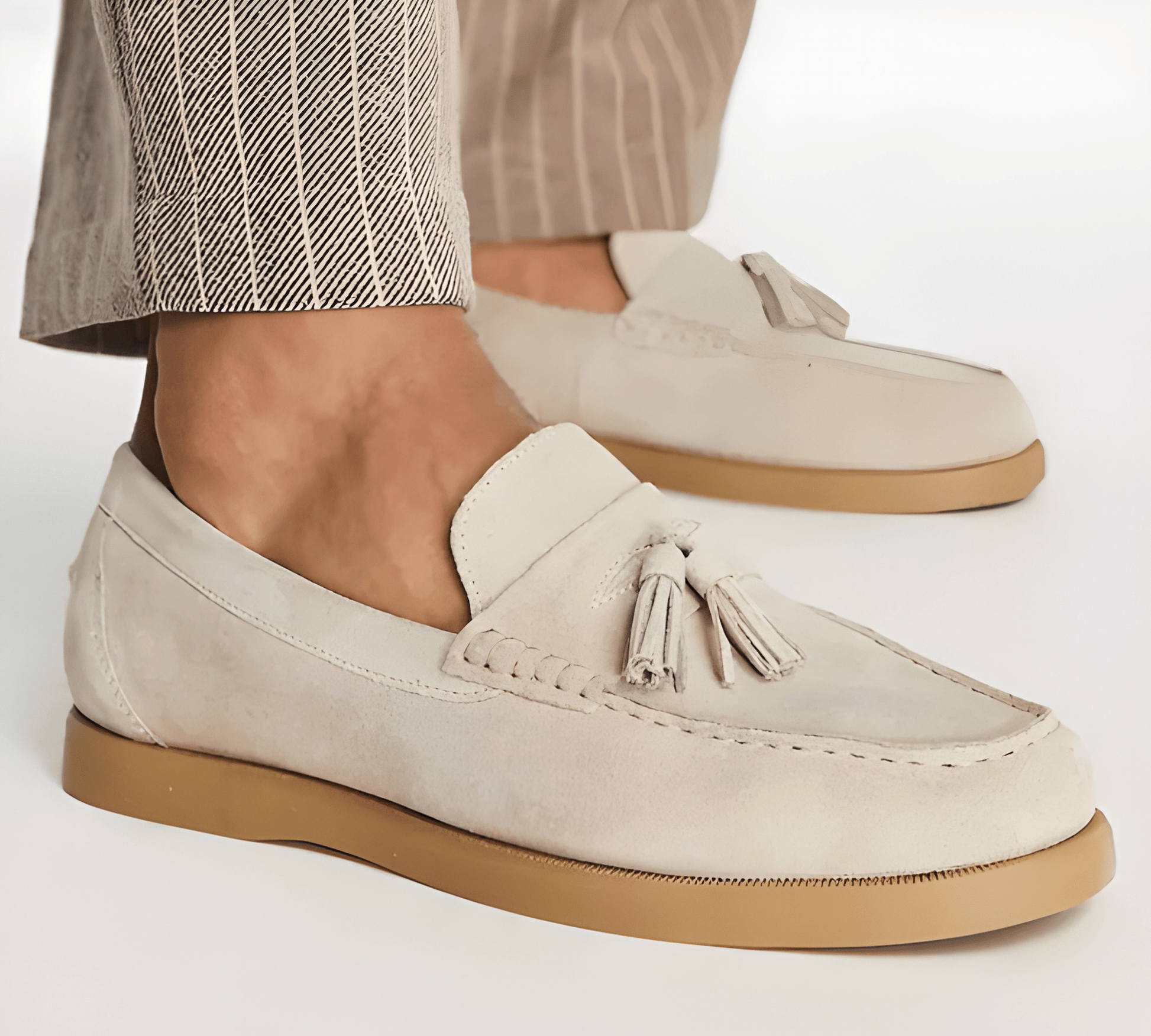 Herren-Riststiefel | Leichte Loafers | Atmungsaktiv & Bequem | Gummisohle