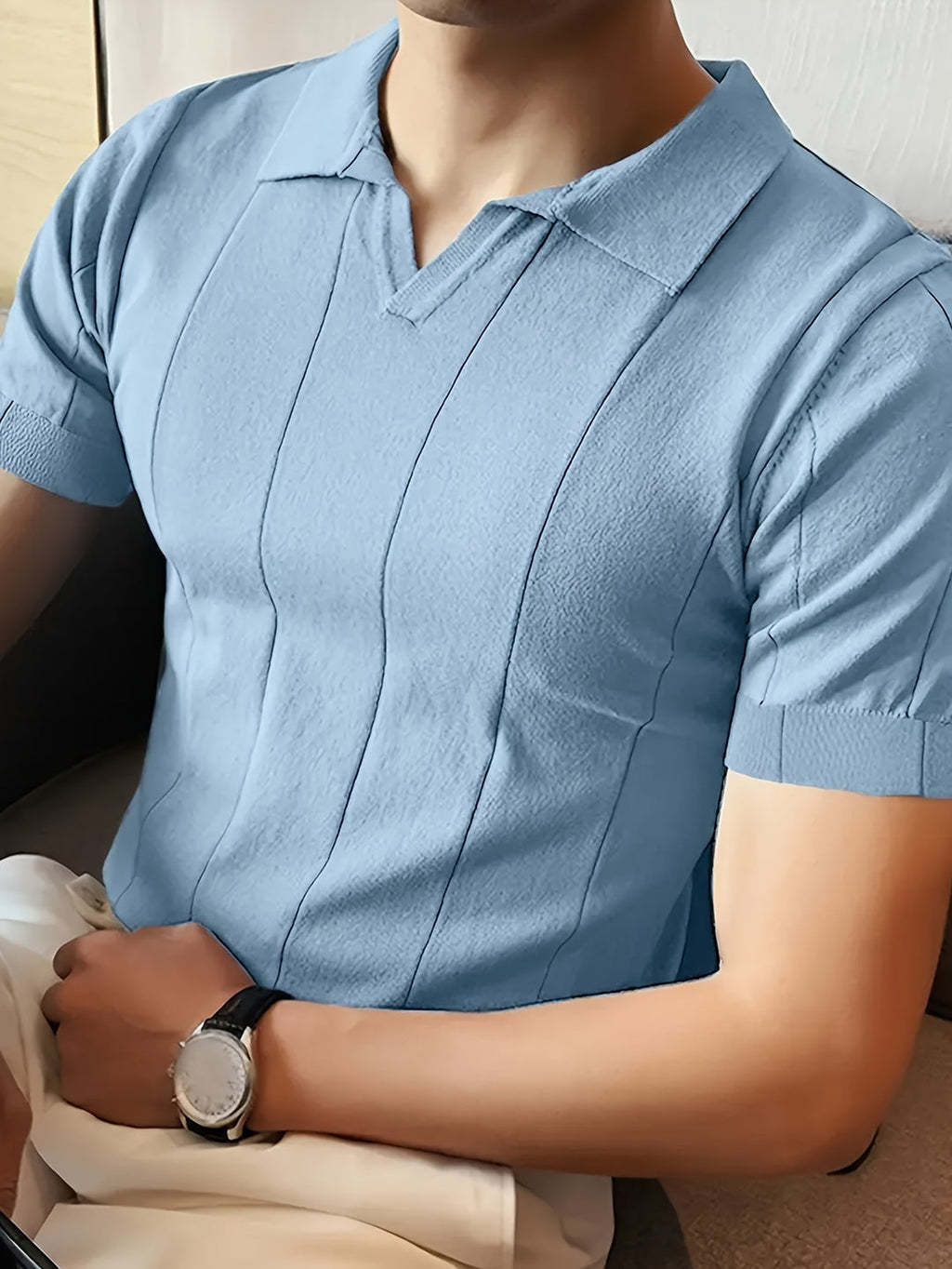Leichtes und vielseitiges Herren-Kurzarm-Poloshirt für Freizeit- und Sportbekleidung | Dani