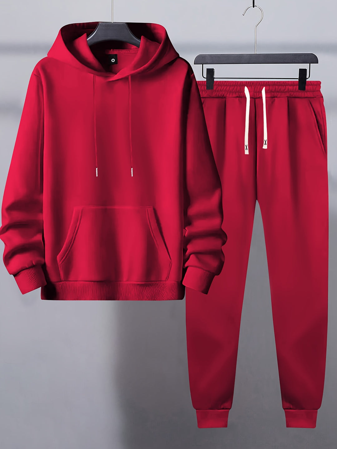 Herren Sweatsuit | Kapuzenpulli & Kordelzughose | Bequem & sportlich | Unifarben