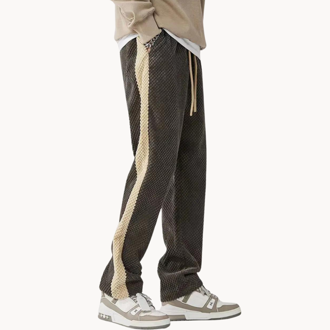 Stylische Cord-Jogginghose mit Waffelmuster für ultimativen Komfort und mühelosen Stil | Julius