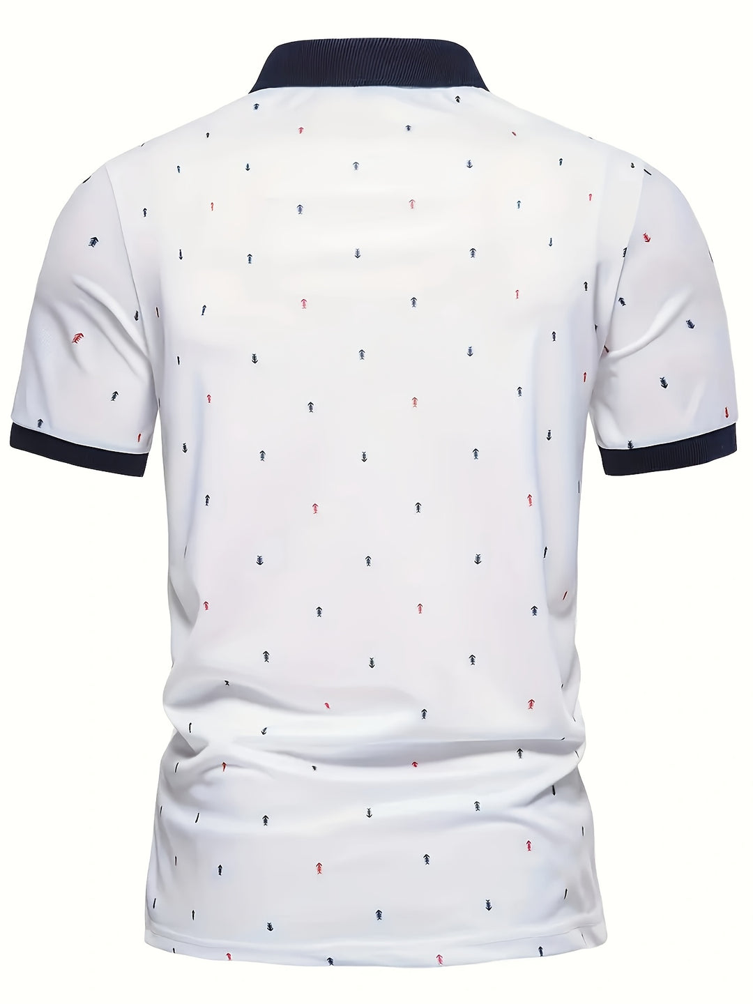 Herren Golf Polo | 3D Druck | Sportlich & Atmungsaktiv | Leichtgewichtig