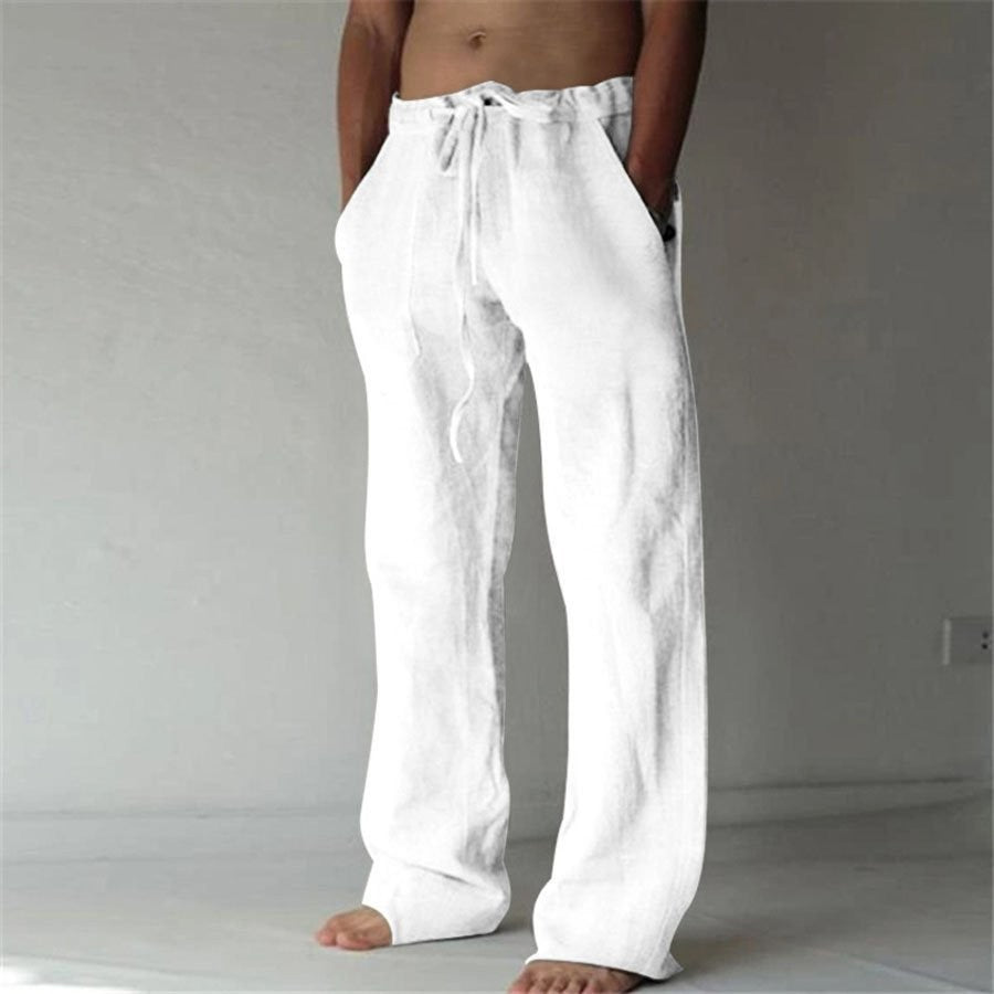 Weiche Leinen-Freizeithose für Herren mit ultimativem Komfort und sommerlicher Eleganz | Mats