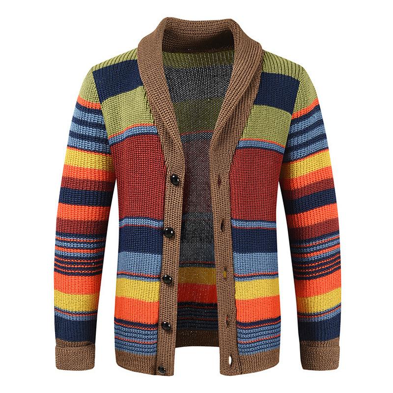 Anspruchsvolle Herrenstrickjacke mit stilvollen Knöpfen und vielseitigen Farben | Guus