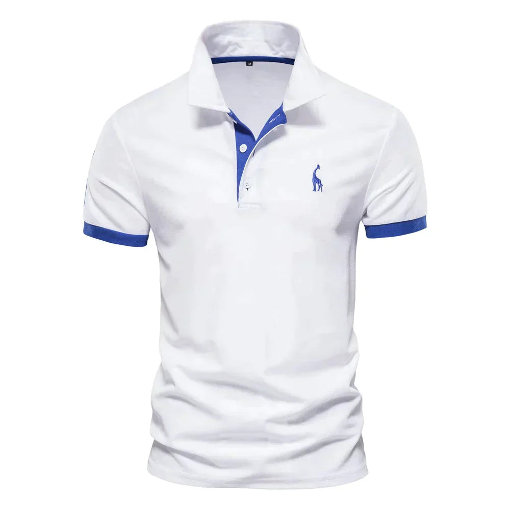 Herren Polo T-Shirt | Kurze Ärmel & Kragen | Lässiges Sommer-Polo | Baumwolle & Polyester