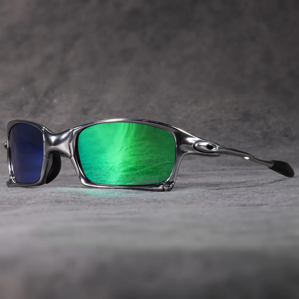 Herren-Sonnenbrille | Sportliches Design | Polarisierte Gläser | 100% UV-Schutz | Metallrahmen 30g
