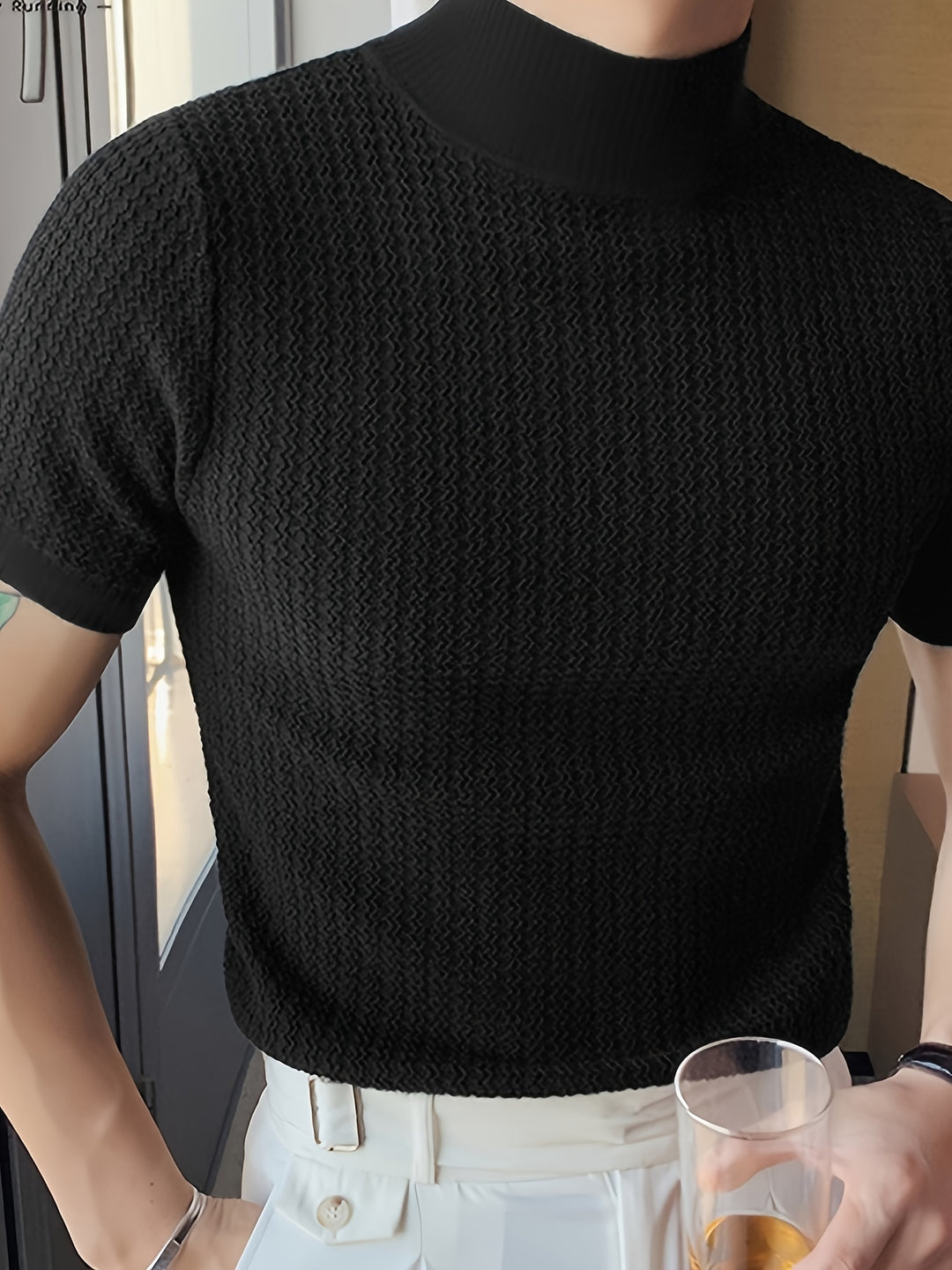 Herren-T-Shirt | Einfarbig & gestreift | Lässiger Komfort | Baumwollmischung