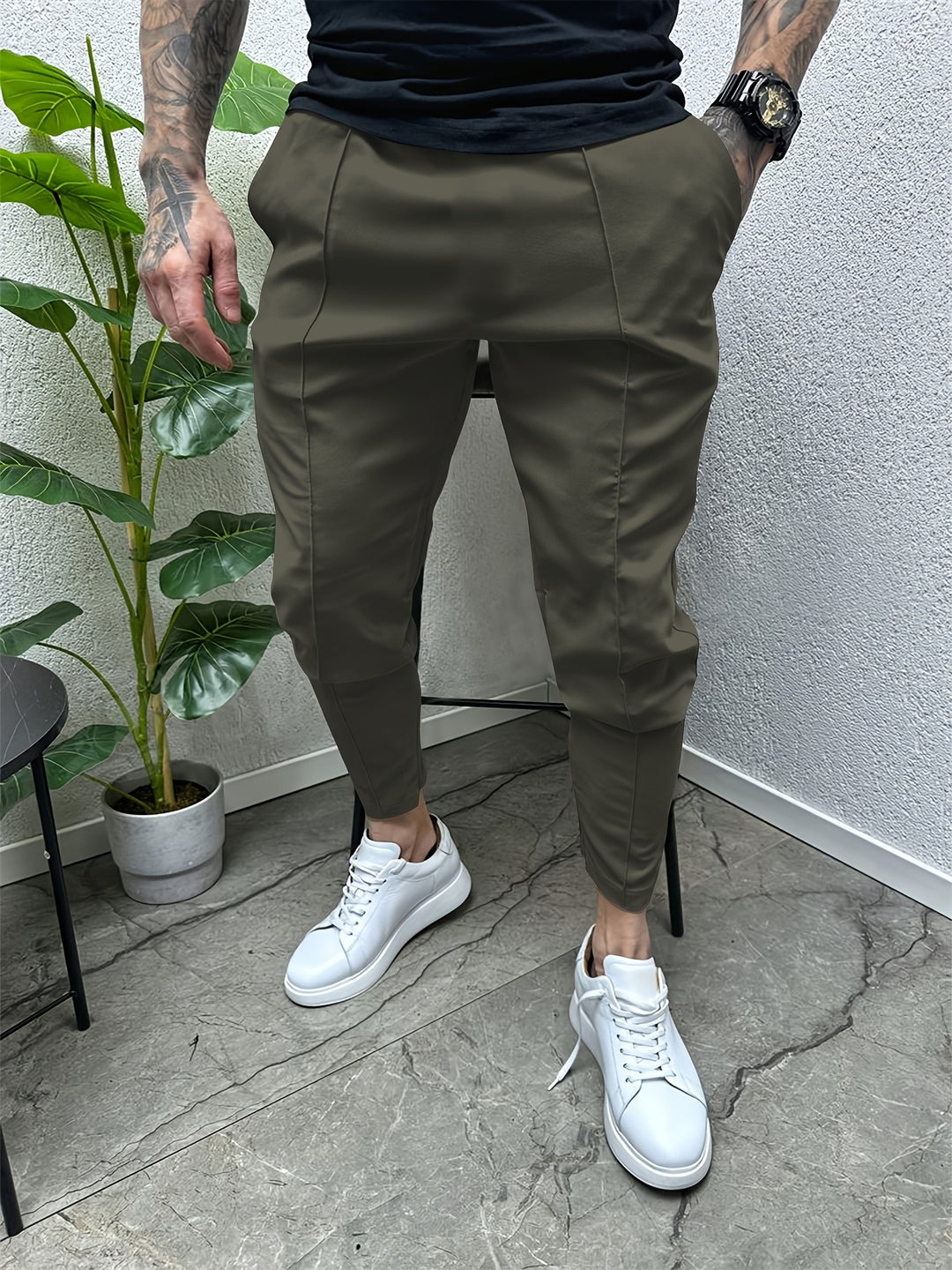 Herrenhosen | Slim fit | Kordelzug | Casual & Outdoor | Frühling & Herbst