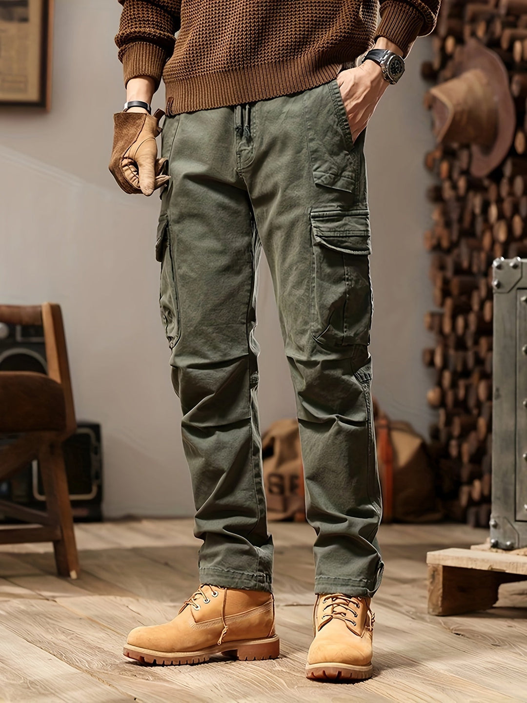 Strapazierfähige Cargohose für Männer mit funktionellen Taschen und entspannter Passform | Mick