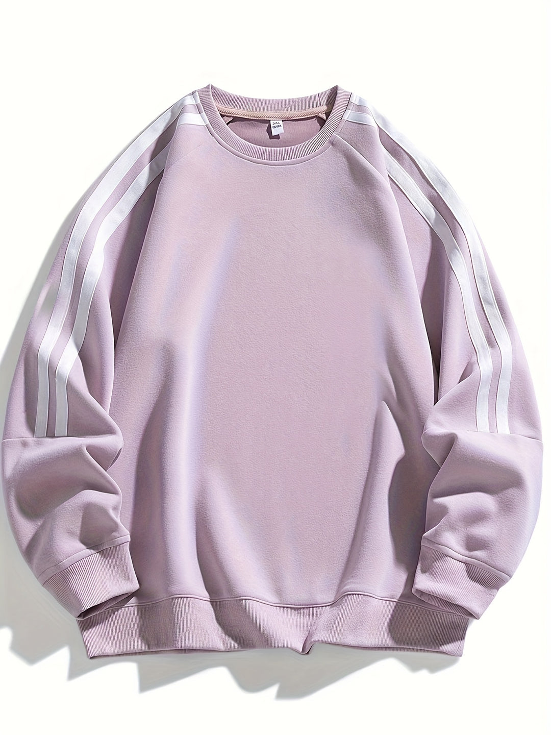 Herren Pullover | Stylisch & Atmungsaktiv | Gestreiftes Seitendesign | Klassischer Rundhalsausschnitt