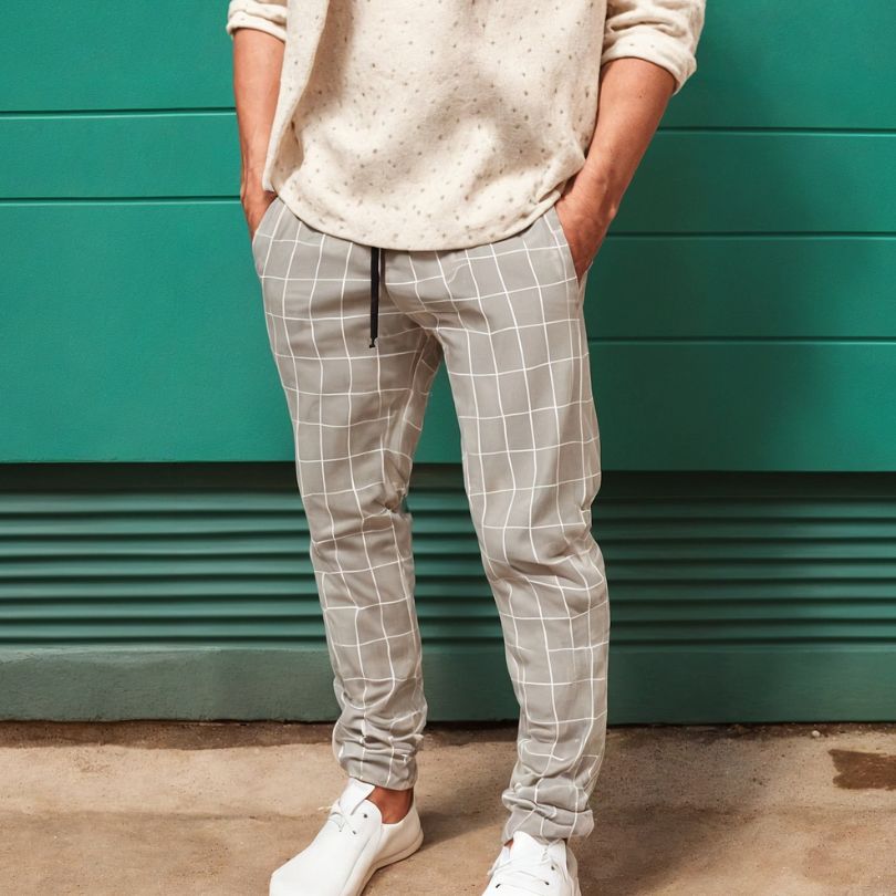 Anspruchsvolle Herren-Karohose mit zeitloser Eleganz und höchstem Komfort | Olivier