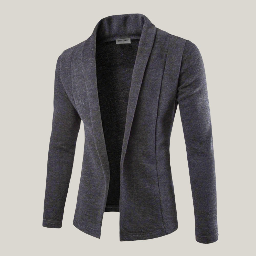 Anspruchsvolle Schalkragen-Strickjacke mit zeitloser Eleganz für Business- und Casual-Looks | Viggo