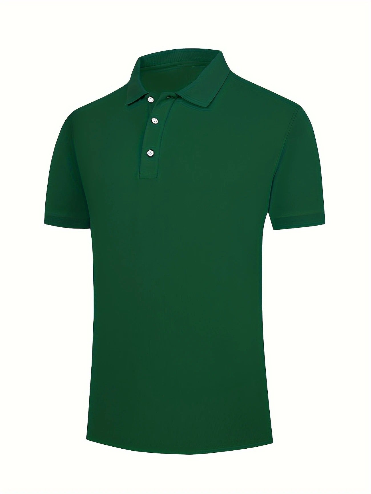 Herren-Polo | Unifarben | Kurze Ärmel & Reverskragen | Lässiger Look