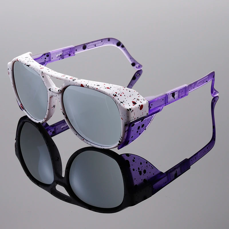 Herren-Sonnenbrille | Polarisiert UV400 | Sport & täglicher Gebrauch | Leichter schwarzer Rahmen