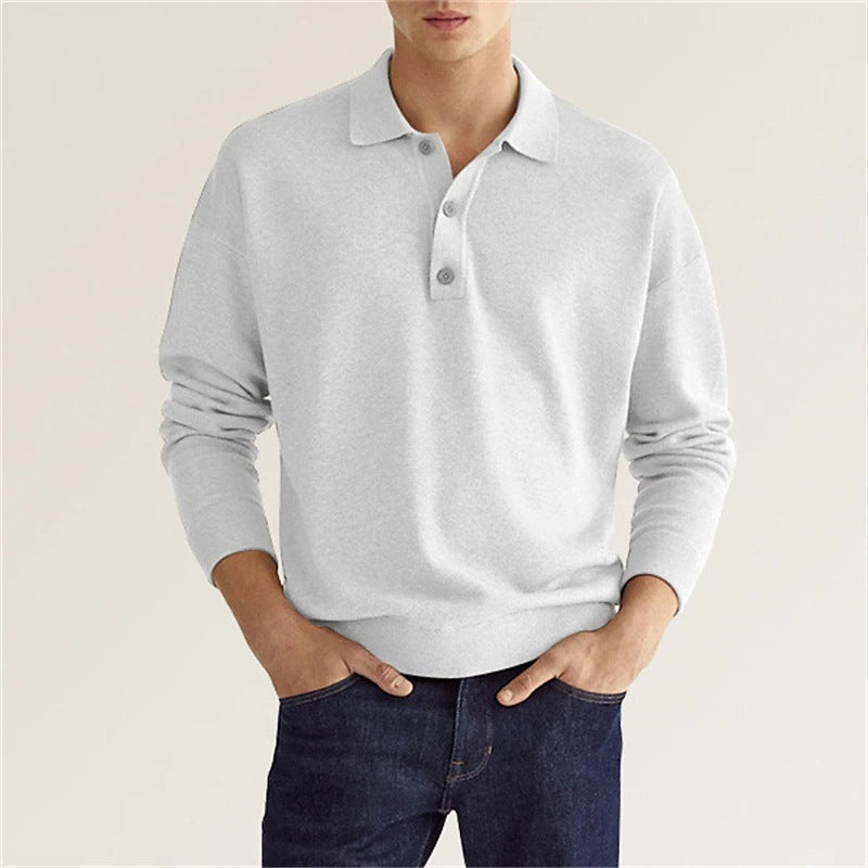 Herren Polo Pullover | Zeitlos & Lässig | Weiche Stoffmischung | Bequeme Passform