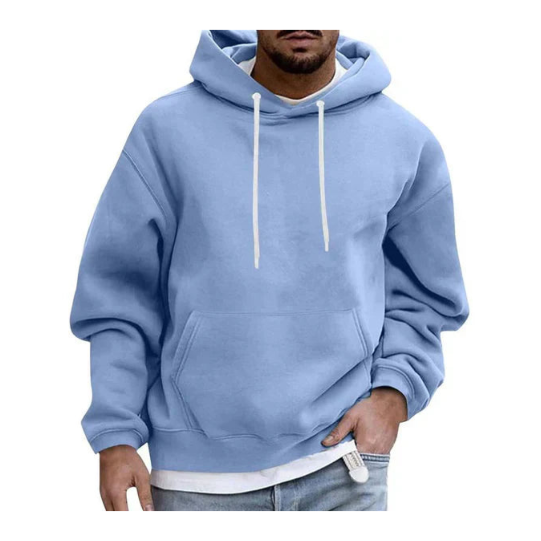 Bequemer Herren-Kapuzenpullover in Übergröße mit zeitloser Wärme und lässiger Eleganz | Victor