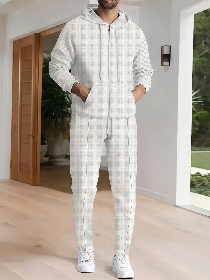 Herrenset | Stilvoll & Bequem | Kapuzenpullover & Hose | Moderne Eleganz