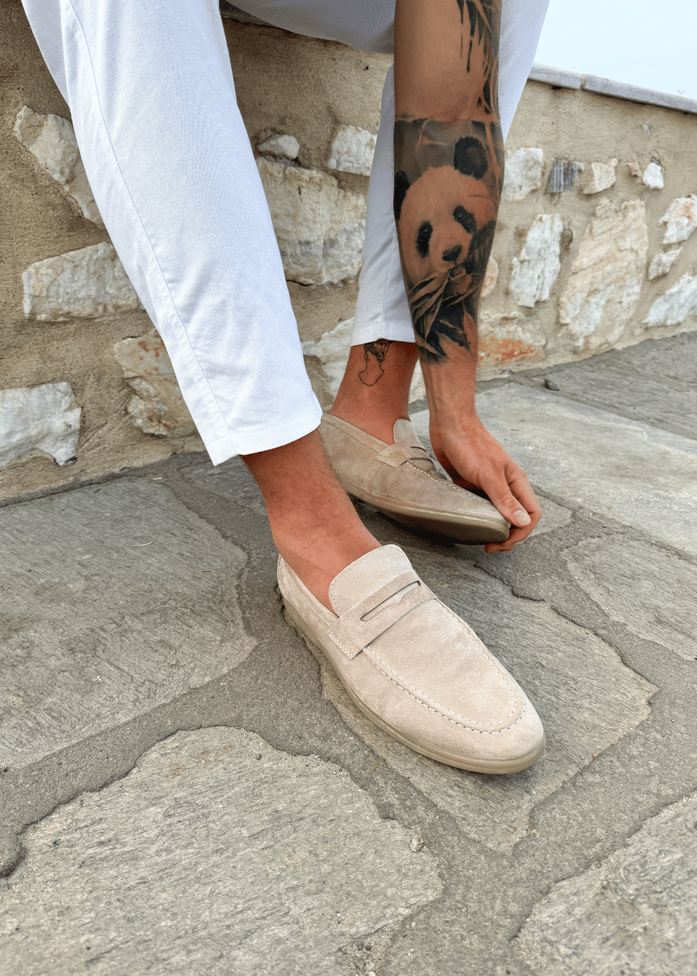 Zeitlose Loafers aus Vintage-Leder für klassische Eleganz und ganztägigen Komfort | Olaf