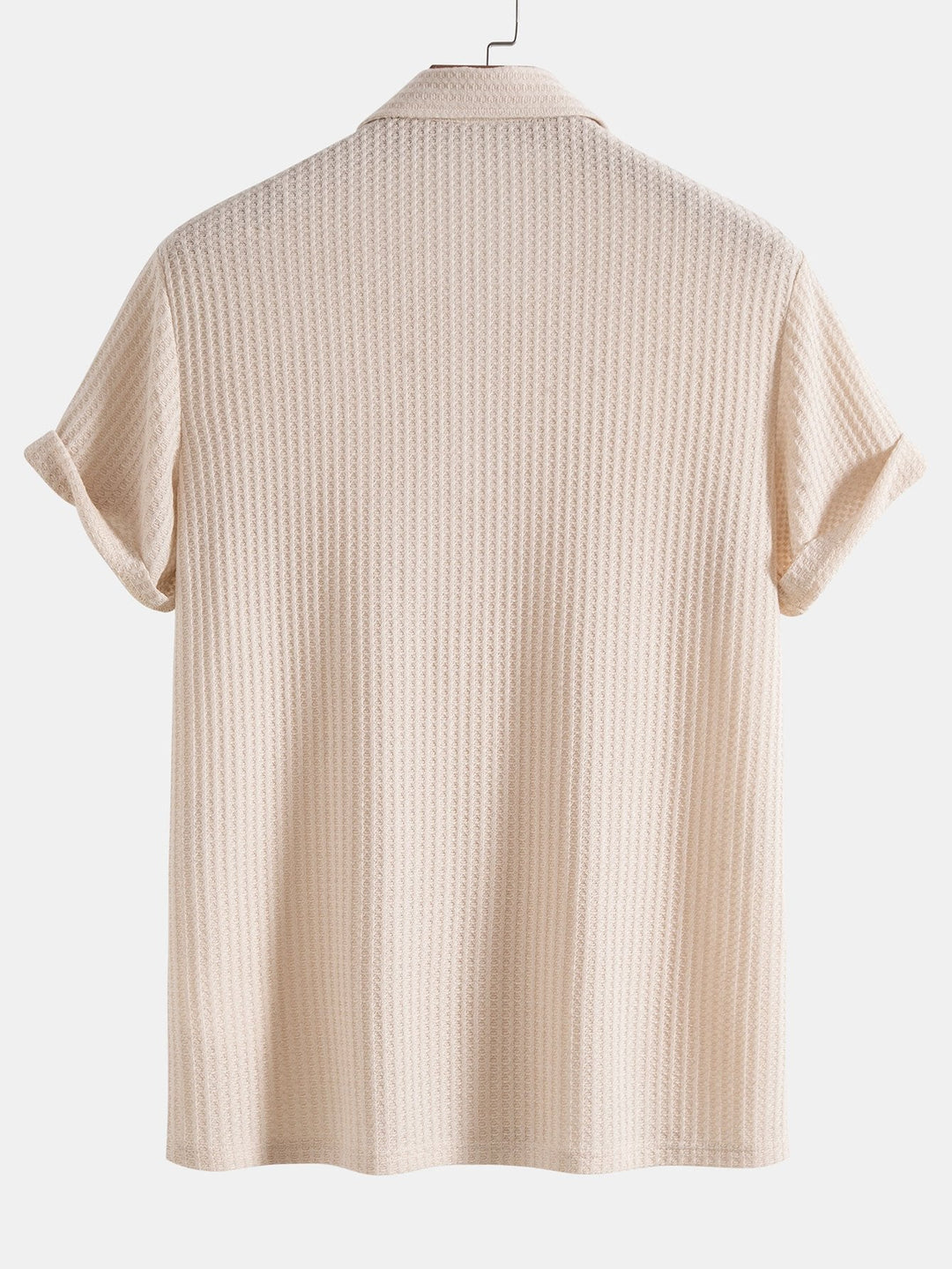 Stilvolles Poloshirt aus Waffelstrick für mühelosen Komfort und lässige Eleganz | Joshua