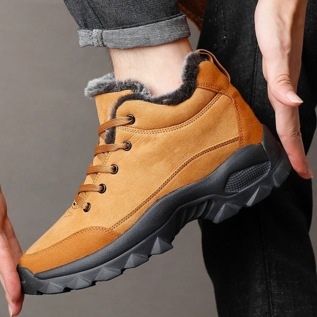 Warme Winterstiefel mit Fleecefutter und rutschfester Sohle für Herren | Jay