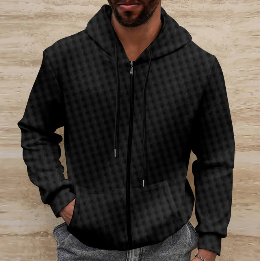 Warmer und stylischer Hoodie für Männer mit einzigartigem Stil und bequemen Taschen | Jari
