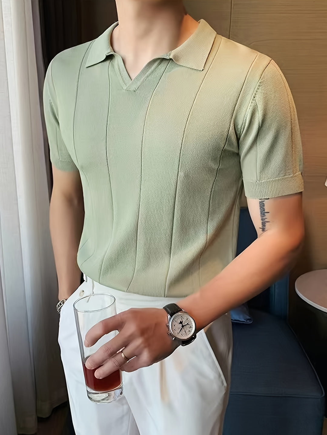 Leichtes und vielseitiges Herren-Kurzarm-Poloshirt für Freizeit- und Sportbekleidung | Dani