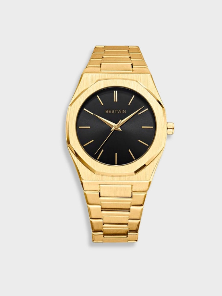 Zeitlose Edelstahl Vintage Uhr für Herren mit klassischer Eleganz | BESTWIN