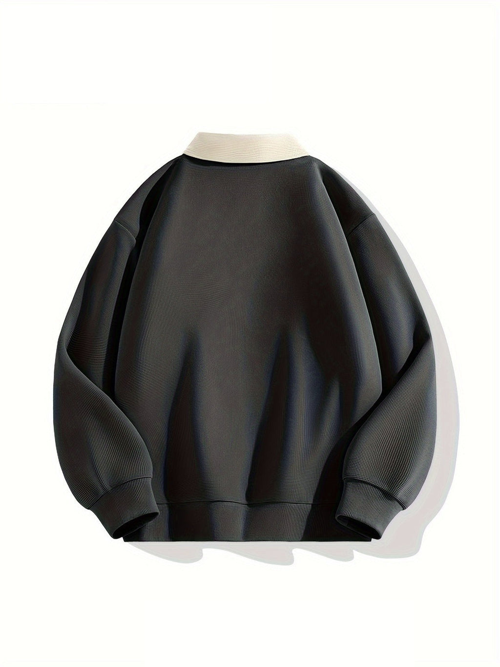 Modischer und bequemer Herren-Polopullover mit Waffelstruktur und Knopfleiste | Viggo
