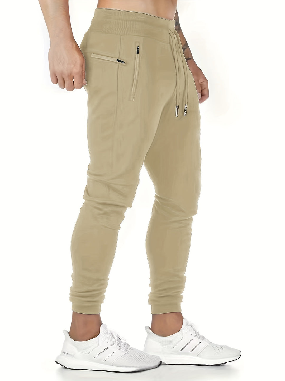 Herren-Sweatpants | Leicht & Atmungsaktiv | Mit Reißverschlusstaschen & Kordelzug