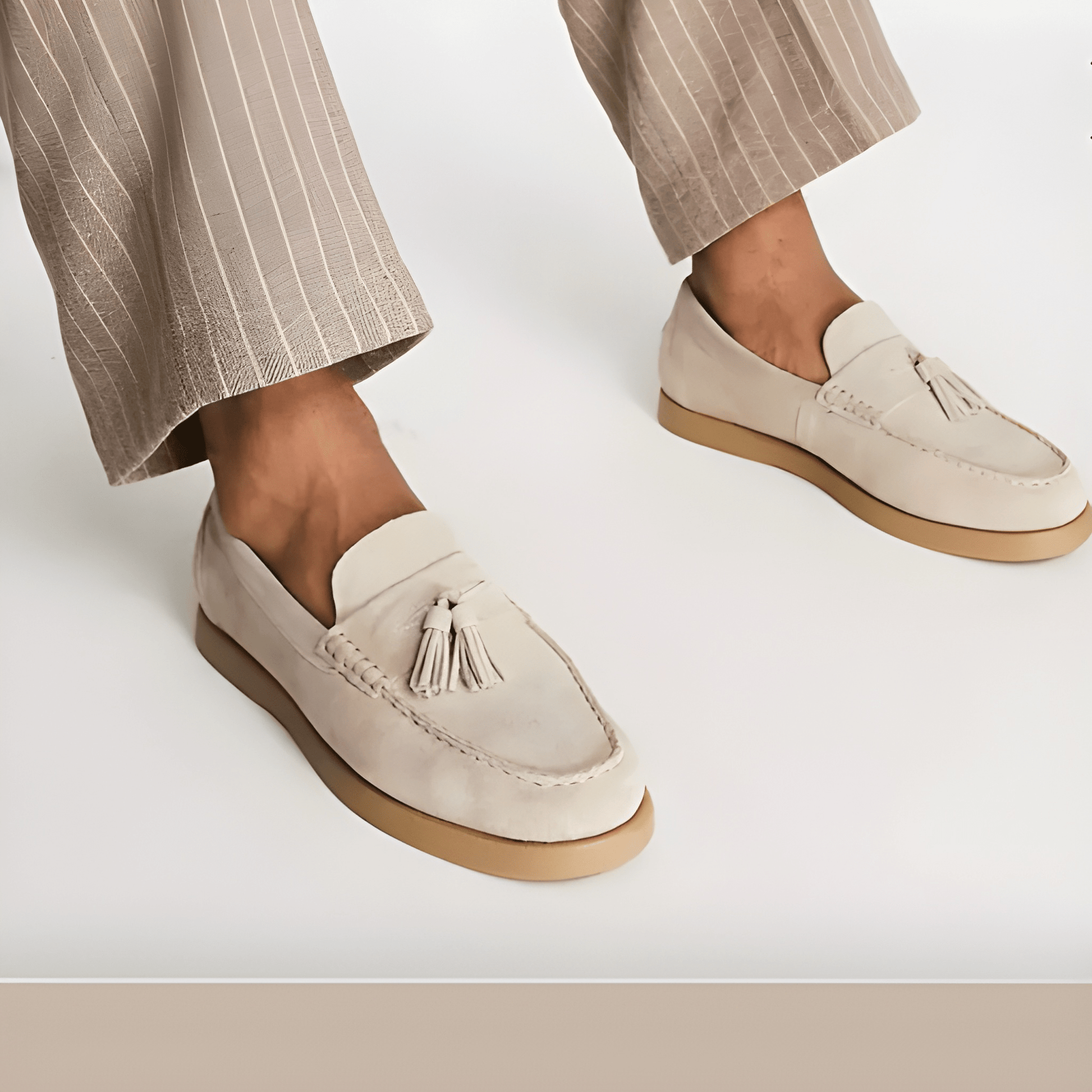 Herren-Riststiefel | Leichte Loafers | Atmungsaktiv & Bequem | Gummisohle