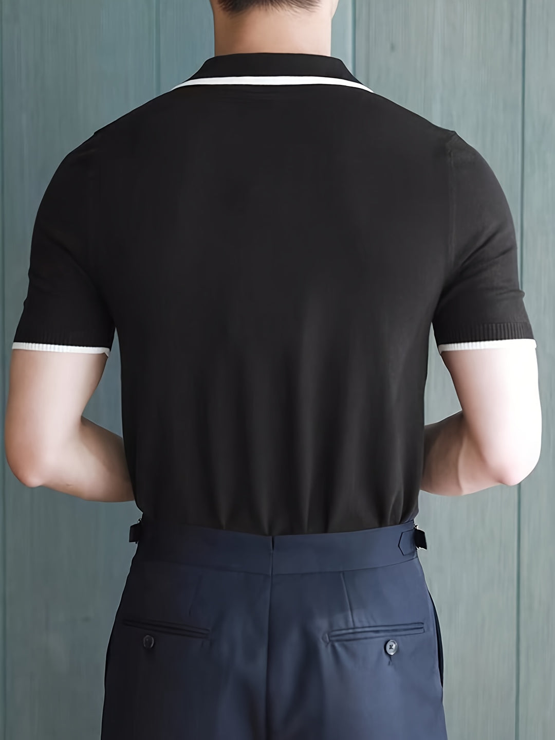 Elegantes und atmungsaktives Herren-Kurzarm-Poloshirt mit komfortablem Stretch | Valentine