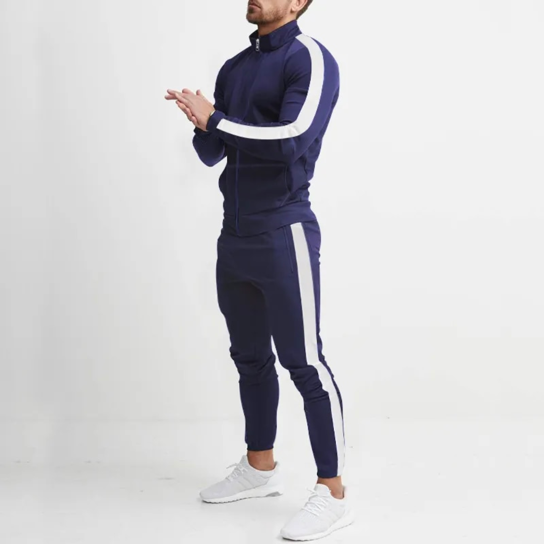 Luxuriöses und elegantes zweiteiliges Joggingset für Männer mit ultimativem Komfort und trendigem Stil | Roderick