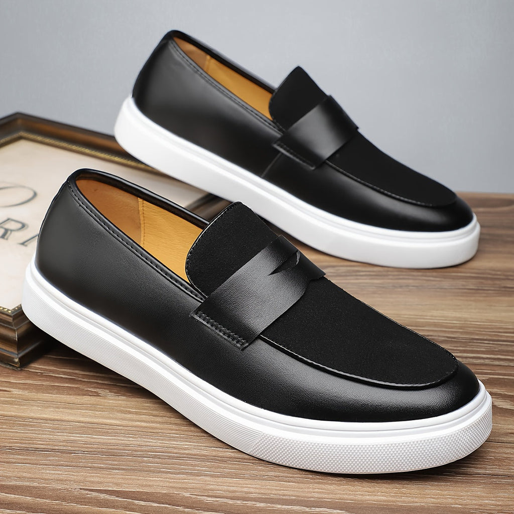 Herren Loafers | Einzigartig & Elegant | Slip-On Komfort | Klassisches Design | Schwarz