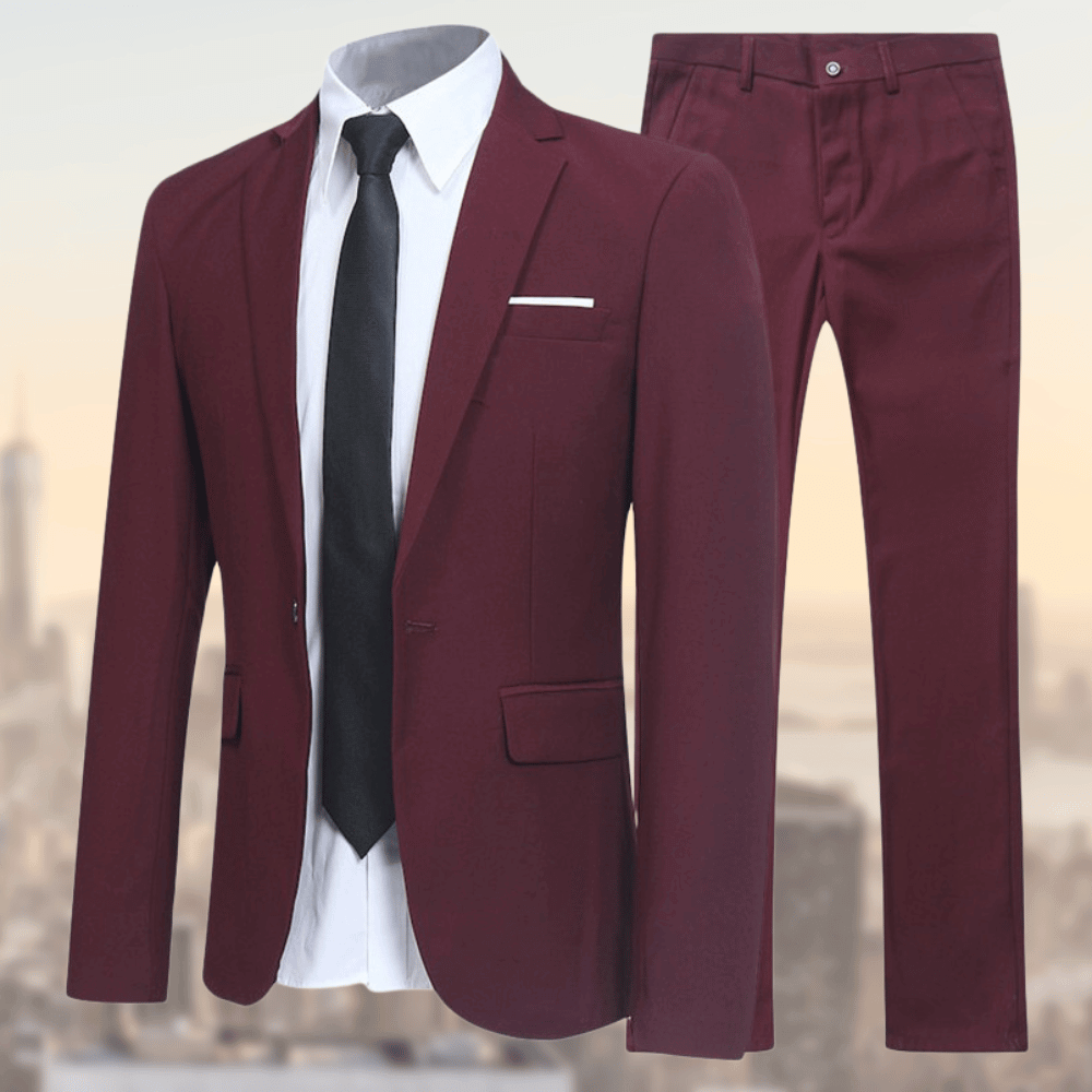 Zweiteiliger Herrenanzug | Casual Wedding Suit | Business & Ceremony | Slim Fit Westwear Set