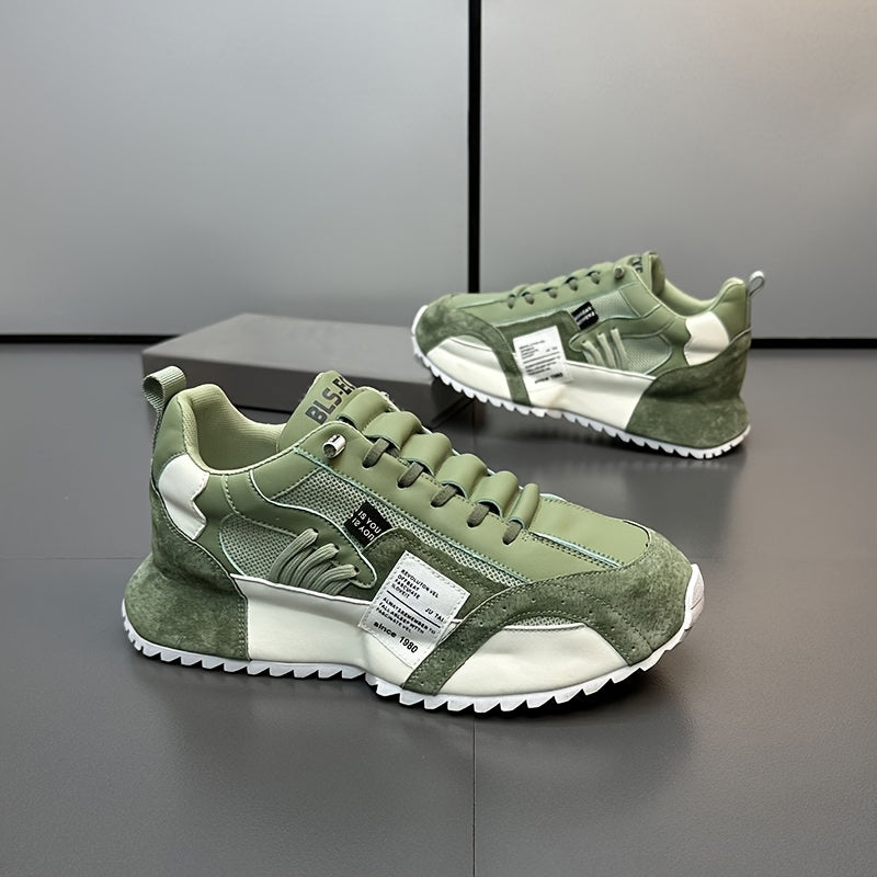 Herren Plateauschuhe | Bequem & Trendy | Zum Wandern & Joggen | Ganzjahres-Schnürschuh