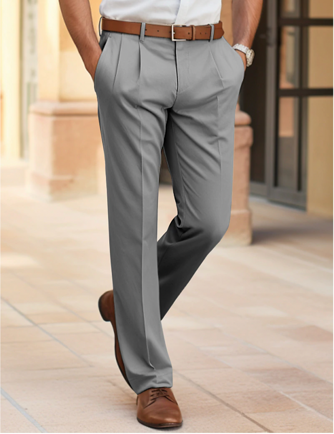 Elegante knöchellange Anzughose für Herren mit moderner Passform und stilvollem Komfort | Tycho