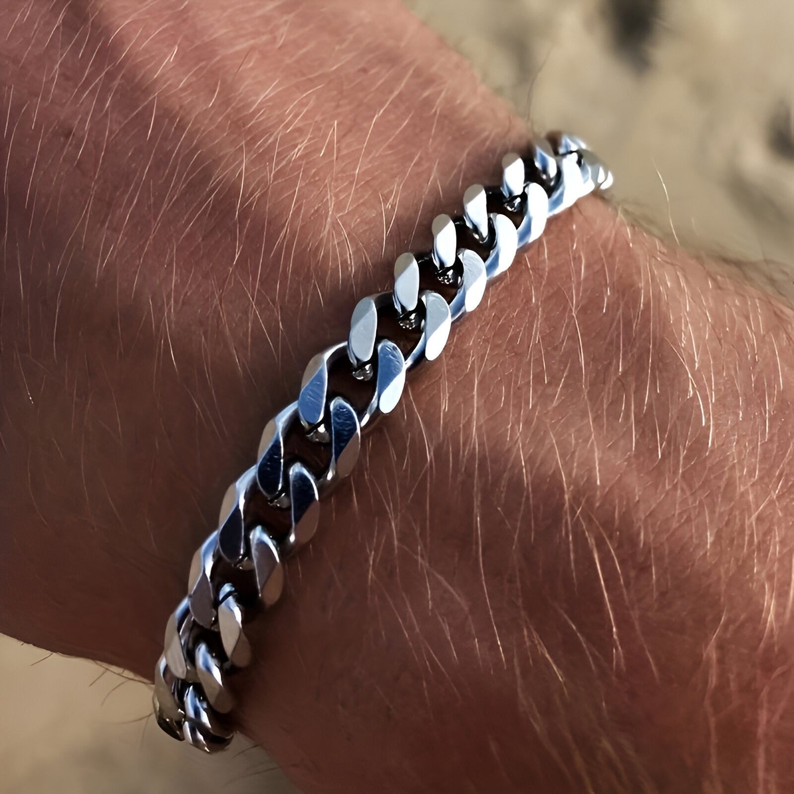 Herrenarmband | Edelstahl | Classic Cuban Link