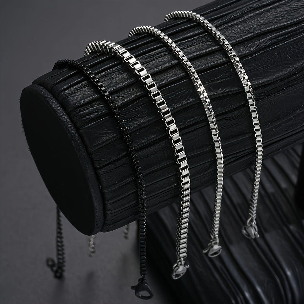 Herrenarmband-Set | 4-teilig aus Edelstahl | Vintage & Tough
