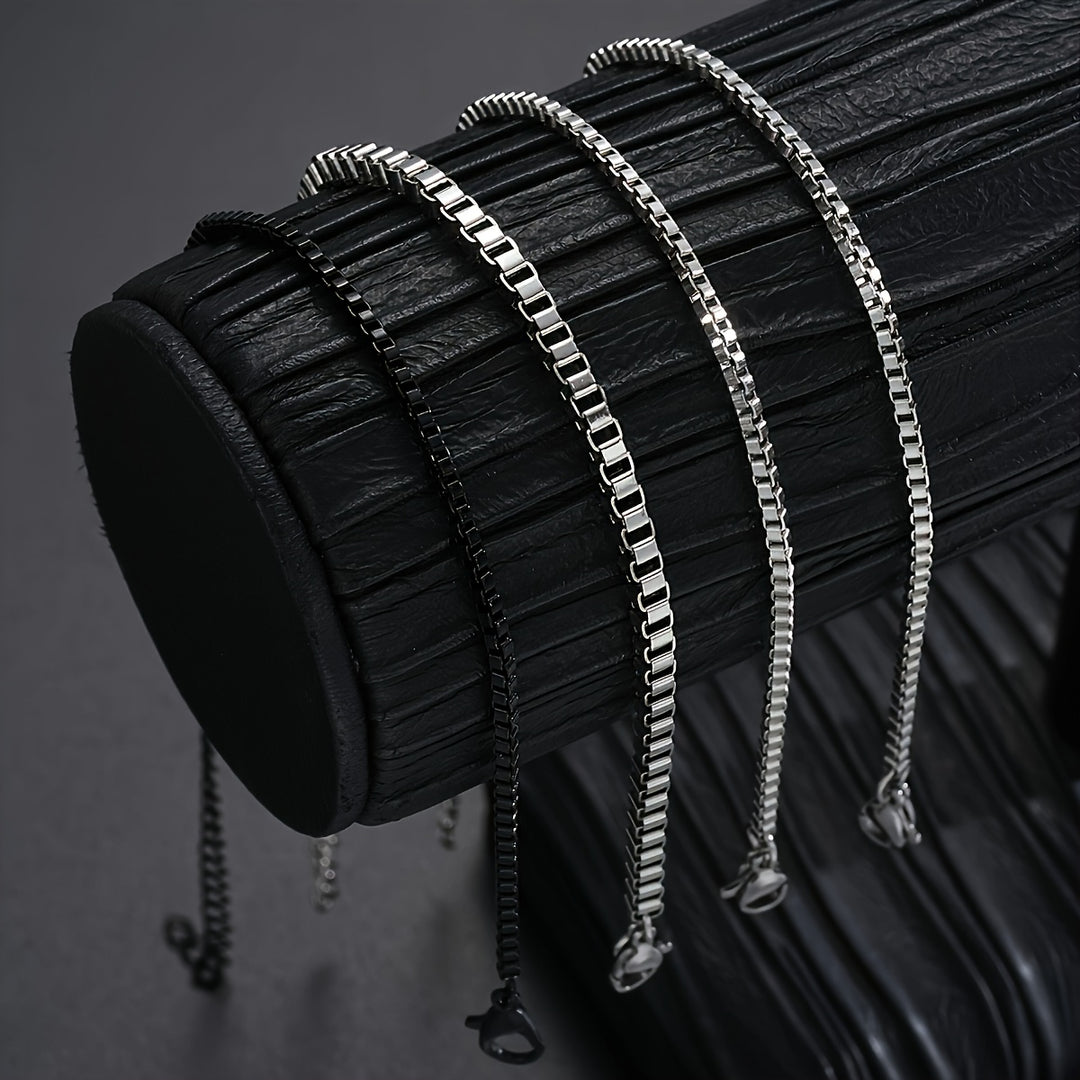 Herrenarmband-Set | 4-teilig aus Edelstahl | Vintage & Tough